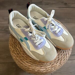 De Florance Orthopedic "Vintage" Milan Sneaker Blue Purple Gray Size EU 40/US9
